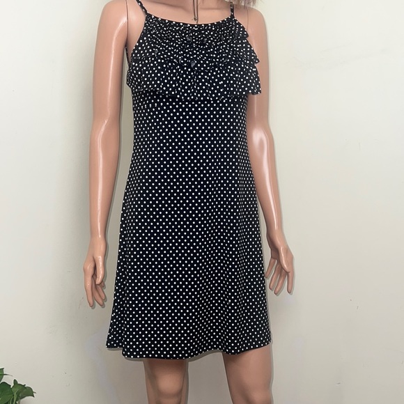 Sweet Storm with Straps Polka Dot Dress. Size Small - Picture 1 of 14